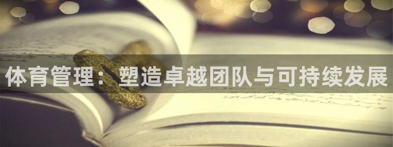 必一体育bsport下载：体育管理：塑造卓越团队与可持续发展